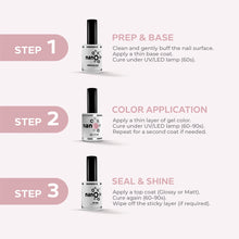 Load image into Gallery viewer, N3043 – Soft Rose Quartz Gel Polish – 15ml | Long-Lasting, High Gloss Nude Pink Nail Polish Gel
