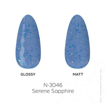 Load image into Gallery viewer, N-3046-Serene Sapphire Gel Polish 15ml
