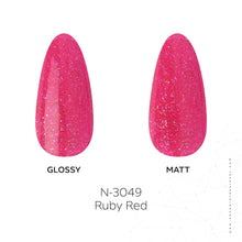 Load image into Gallery viewer, N-3049-Ruby Red Gel Polish 15ml

