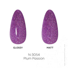 Load image into Gallery viewer, N-3054-Plum Passion Gel Polish 15ml
