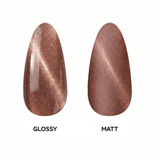Load image into Gallery viewer, N3113 – Burnt Mocha Gel Polish – 15ml | Long-Lasting, Magnetic Cat-Eye Mocha Brown Nail Polish Gel