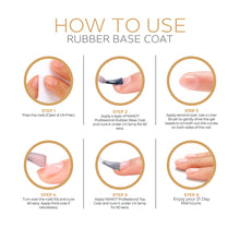 Load image into Gallery viewer, Amber Blaze Rubber Base Coat 15ml
