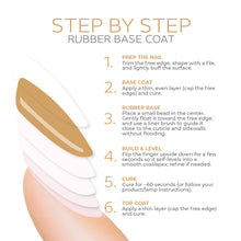Load image into Gallery viewer, Amber Blaze Rubber Base Coat 15ml

