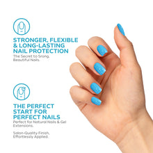 Load image into Gallery viewer, Azure Breeze Rubber Base Coat Gel – 15ml | Soak Off Builder Base Coat | Long Lasting Ocean Blue Rubber Base Coat