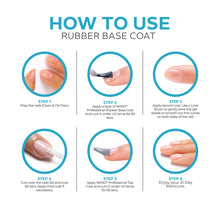 Load image into Gallery viewer, Azure Breeze Rubber Base Coat Gel – 15ml | Soak Off Builder Base Coat | Long Lasting Ocean Blue Rubber Base Coat