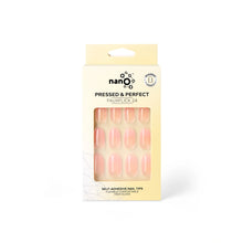 Load image into Gallery viewer, Nano® Ballet Slipper Pressed on Nails - 24pcs Self-Adhesive | Soft Pink Nude Fake Nails Set