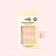 Load image into Gallery viewer, Nano® Ballet Slipper Pressed on Nails - 24pcs Self-Adhesive | Soft Pink Nude Finish, Glossy Natural Fake Nails Set

