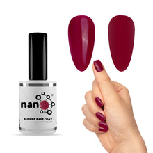 Load image into Gallery viewer, Berry Wine Rubber Base Coat 15ml
