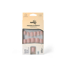 Load image into Gallery viewer, Nano® Blush Kitty Glow Pressed on Nails - 24pcs with Glue | Instant Gel-Like Shine, Soft Pink Glossy Fake Nails Set