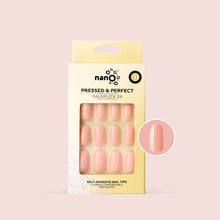 Load image into Gallery viewer, Nano® Blush Nude Pressed on Nails - 24pcs Self-Adhesive | Soft Pink Nude Finish, Natural Gloss Fake Nails Set
