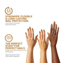 Load image into Gallery viewer, Copper Glow Rubber Base Coat Gel – 15ml | Soak Off Builder Base Coat | Long Lasting Burnt Copper Brown Rubber Base Coat
