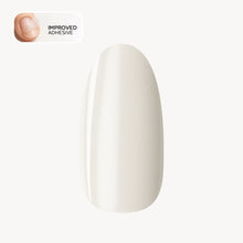 Load image into Gallery viewer, Nano® Crystal White Pressed on Nails - 24pcs Self-Adhesive | Instant Gel-Like Shine, Glossy White Fake Nails Set
