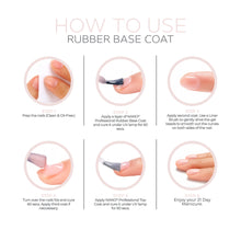 Load image into Gallery viewer, Delicate Pearl Rubber Base Coat Gel – 15ml | Soak Off Builder Base Coat | Long Lasting Light Pink Rubber Base Coat
