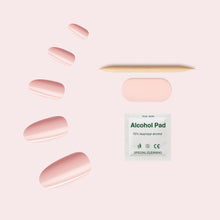 Load image into Gallery viewer, Nano® Dreamy Mauve Pressed on Nails - 24pcs Self-Adhesive | Soft Mauve Pink Finish, Glossy Natural Fake Nails Set
