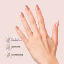 Load image into Gallery viewer, Nano® Flirty Flamingo Pressed on Nails - 24pcs Self-Adhesive | Vibrant Coral Pink Finish, Glossy Fun Fake Nails Set
