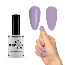 Load image into Gallery viewer, Lavender Mist Rubber Base Coat 15ml
