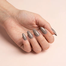 Load image into Gallery viewer, Nano® Mauve Muse Pressed on Nails - 24pcs Self-Adhesive | Soft Brown Mauve Finish, Glossy Natural Fake Nails Set