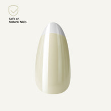 Load image into Gallery viewer, Nano® Opal French Glow Pressed on Nails - 24pcs with Glue | Instant Gel-Like Shine, Pearl White Glossy Fake Nails Set