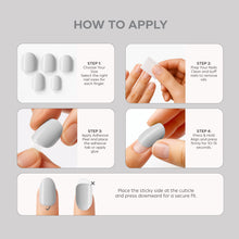 Load image into Gallery viewer, Nano® Onyx Shine Pressed on Nails - 24pcs Self-Adhesive | Jet Black Gloss Finish, Glossy Black Fake Nails Set
