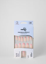 Load image into Gallery viewer, Nano® Pink Macaron Pressed on Nails - 24pcs with Glue | Instant Gel-Like Shine, Pink French Glossy Fake Nails Set
