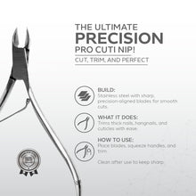Load image into Gallery viewer, Pro Cuti Nip – Stainless Steel Cuticle Nipper 5mm | Professional Precision Nail Care Tool
