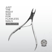 Load image into Gallery viewer, Pro Cuti Nip – Stainless Steel Cuticle Nipper 5mm | Professional Precision Nail Care Tool
