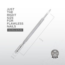 Load image into Gallery viewer, Nano Pro Cuti Sweep – 147mm | Dual-Ended Cuticle Pusher &amp; Nail Cleaner
