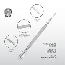 Load image into Gallery viewer, Nano Pro Cuti Sweep – 147mm | Dual-Ended Cuticle Pusher &amp; Nail Cleaner
