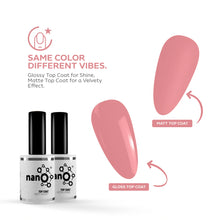 Load image into Gallery viewer, Peach Perfection Rubber Base Coat Gel – 15ml | Soak Off Builder Base Coat | Long Lasting Peach Pink Rubber Base Coat Gel