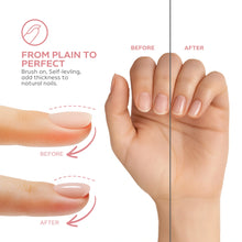 Load image into Gallery viewer, Peach Perfection Rubber Base Coat Gel – 15ml | Soak Off Builder Base Coat | Long Lasting Peach Pink Rubber Base Coat Gel