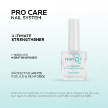 تحميل الصورة إلى عارض المعرض، Nano® Pro Care Ultimate Strengthener – 10ml | Keratin &amp; Biotin Nail Repair Treatment
