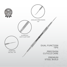 Load image into Gallery viewer, Nano Pro Cuti File – 161mm | Dual-Ended Stainless Steel Nail File for Precision Pedicure Care
