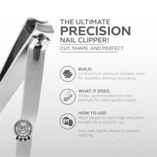 Load image into Gallery viewer, Nano Pro Cuti Clip Curve – 81 mm | Curved Blade Stainless Steel Nail Clipper
