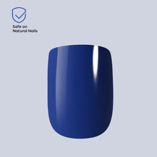 Load image into Gallery viewer, Nano® Royal Sapphire Pressed on Nails - 24pcs with Glue | Instant Gel-Like Shine, Deep Blue Glossy Fake Nails Set