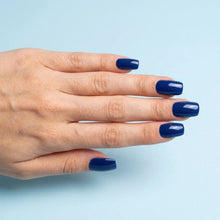 Load image into Gallery viewer, Nano® Sapphire Kitty Stare Pressed on Nails - 24pcs with Glue | Instant Gel-Like Shine, Electric Blue Fake Nails Set