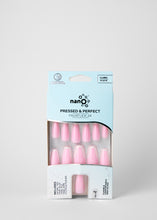 Load image into Gallery viewer, Nano® Soft Chic French Pressed on Nails - 24pcs with Glue | Instant Gel-Like Shine, Light Pink French Glossy Fake Nails Set
