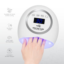 Load image into Gallery viewer, Nano® Spectra Cure UV LED Nail Lamp – 48W Professional Gel Curing Light with Dual Spectrum LEDs &amp; Smart Timer
