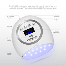 Load image into Gallery viewer, Nano® Spectra Cure UV LED Nail Lamp – 48W Professional Gel Curing Light with Dual Spectrum LEDs &amp; Smart Timer

