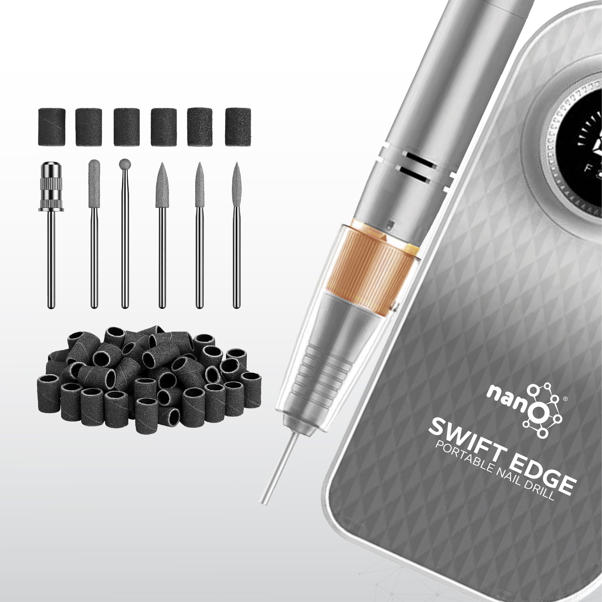 SWIFT EDGE Portable Nail Drill – 30,000 RPM | Pro Electric Nail File