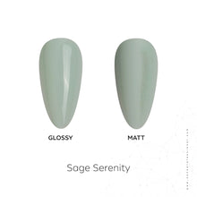 Load image into Gallery viewer, Sage Serenity Rubber Base Coat 15ml
