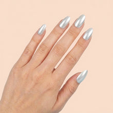 Load image into Gallery viewer, Slate Blue Chrome Powder – 0.8g | Mirror Chrome Nail Powder | Metallic Blue-Silver Chrome Nail Powder