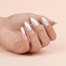 تحميل الصورة إلى عارض المعرض، Snow Aura Chrome Powder – 0.5g | Mirror Chrome Powder Nails | Soft Pearl Chrome Nail Powder
