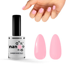 Load image into Gallery viewer, Soft Rose Mist Rubber Base Coat Gel – 15ml | Soak Off Builder Base Coat | Long Lasting Soft Pink Rubber Base Coat