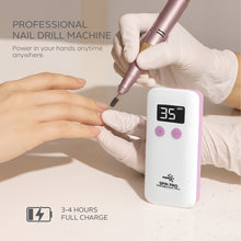 Load image into Gallery viewer, Nano® Spin Pro Portable Nail Drill – 30,000 RPM | Professional Electric Nail File with LCD Display
