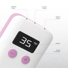 Load image into Gallery viewer, Nano® Spin Pro Portable Nail Drill – 30,000 RPM | Professional Electric Nail File with LCD Display
