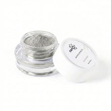 Load image into Gallery viewer, Stone Grey Chrome Powder – 0.8g | Mirror Chrome Powder Nails | Metallic Silver-Grey Chrome Nail Powder