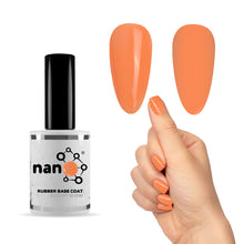 Load image into Gallery viewer, Sunset Glow Rubber Base Coat 15ml
