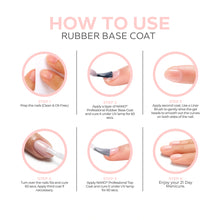 تحميل الصورة إلى عارض المعرض، طلاء أظافر مطاطي بلون وردي رقيق 15 مل 
