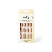 Load image into Gallery viewer, Nano® Toffee Glow Pressed on Nails - 24pcs Self-Adhesive | Warm Caramel Nude Fake Nails Set