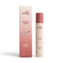 تحميل الصورة إلى عارض المعرض، Nano® Woody Rose Cuticle Oil – 13ml | Nourishing Jojoba &amp; Argan Blend | Hydrates &amp; Enhances Nail Care